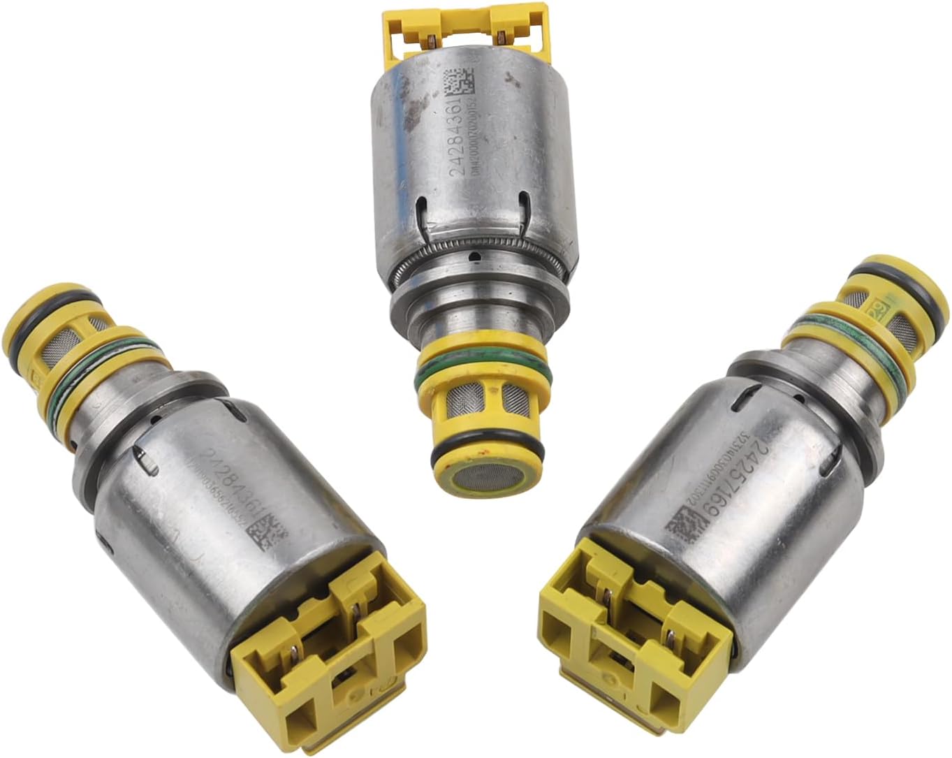 7Pcs 6-Speed Automatic Transmission Shift Solenoid Kit Compatible with Buick Lacrosse Chevrolet Cruze Equinox Captiva Sport Replace# 6T40E 6T40 6T45 6T50 6T30E 2048150A