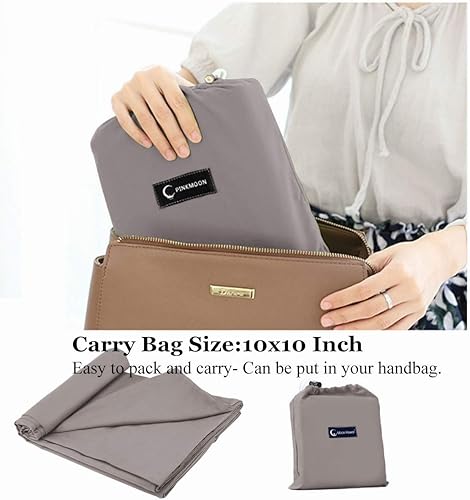 Miniatura 12 de Saco de dormir con forro de sábanas de viaje para hotel, sábanas de viaje para hotel, sábanas de viaje para hotel, saco de dormir compacto Caqui