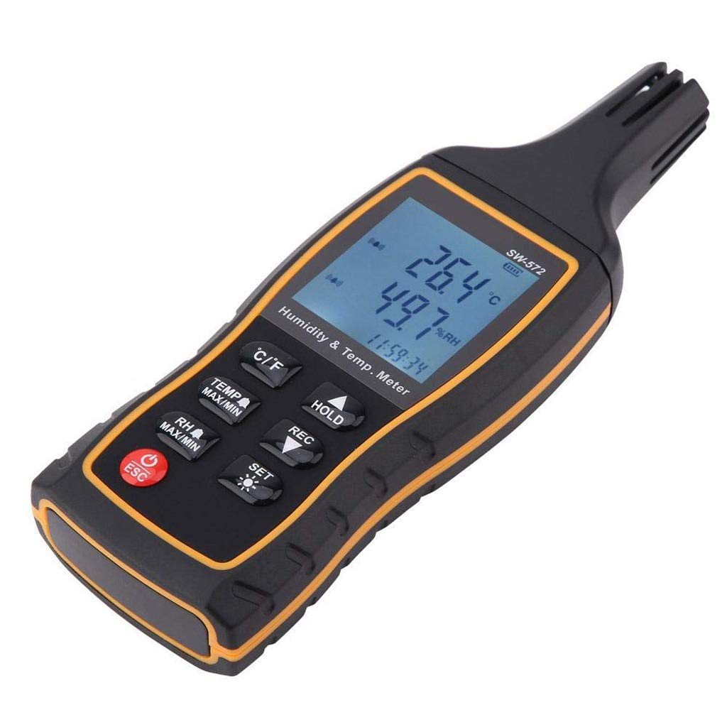 Handheld Thermometer and Hygrometer Industrial High Precision Digital Temperature and Humidity Meter Dew Point Wet Bulb Thermohygrometer
