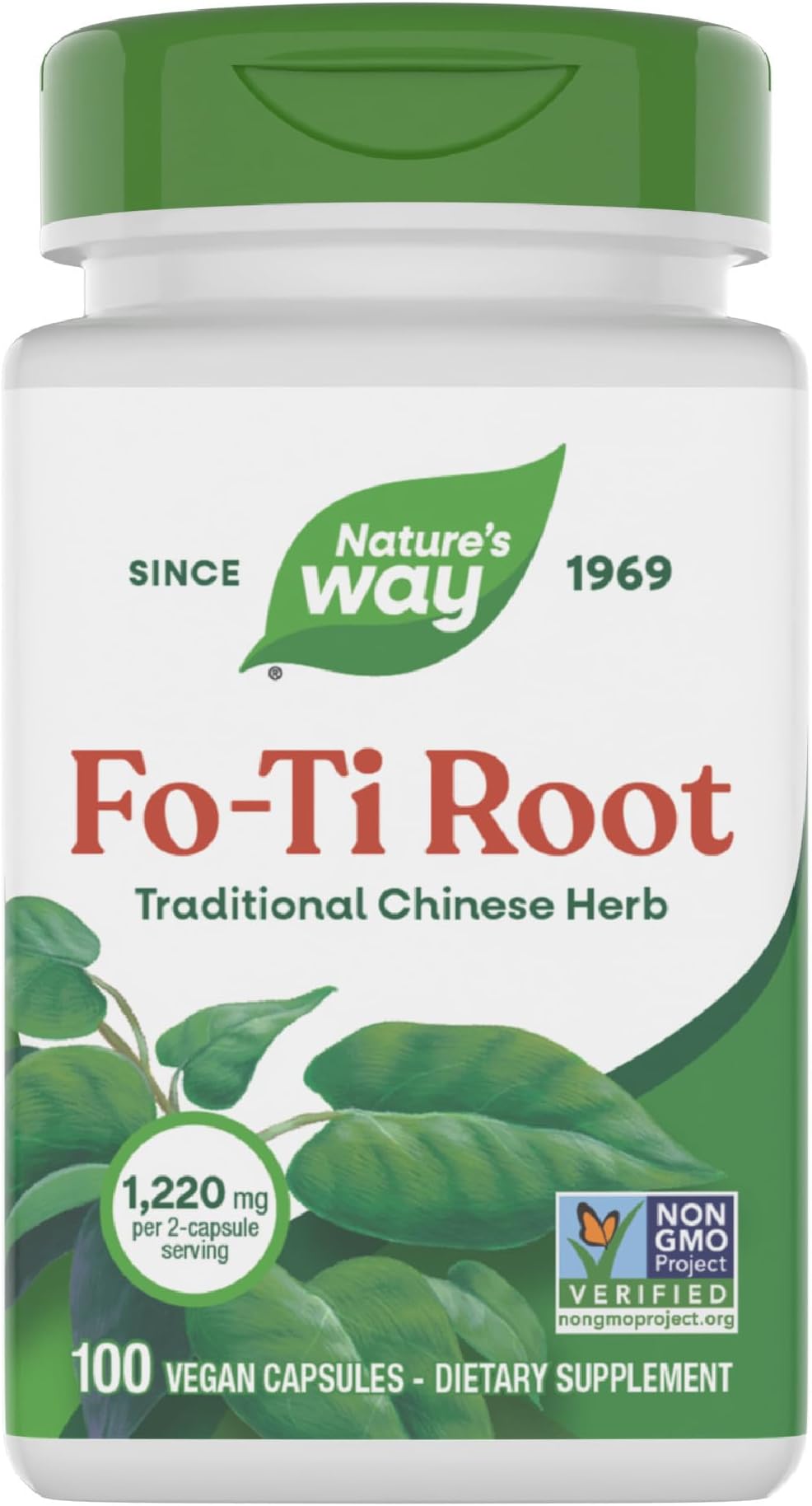 Nature's Way, Fo-Ti Root, 1,220 mg, 100 Veggie Caps