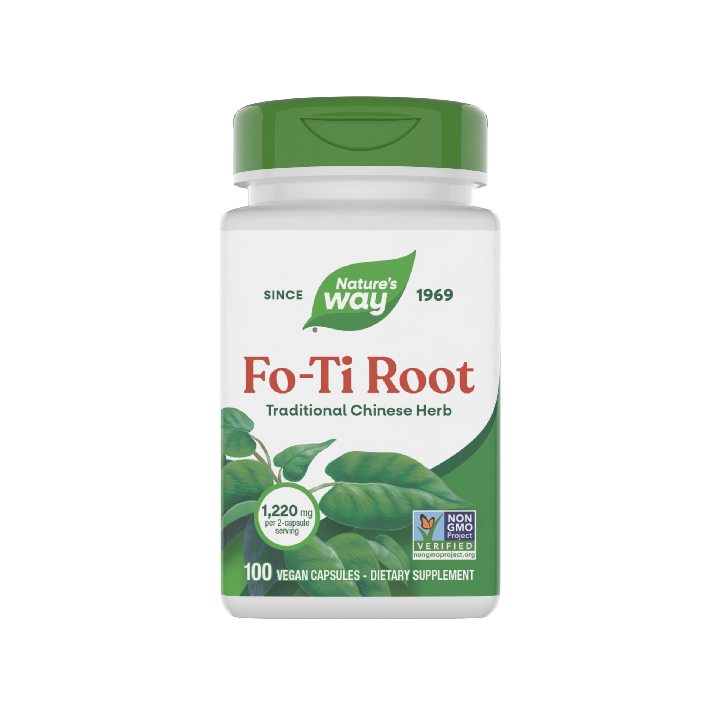 Nature's Way, Fo-Ti Root, 1,220 mg, 100 Veggie Caps