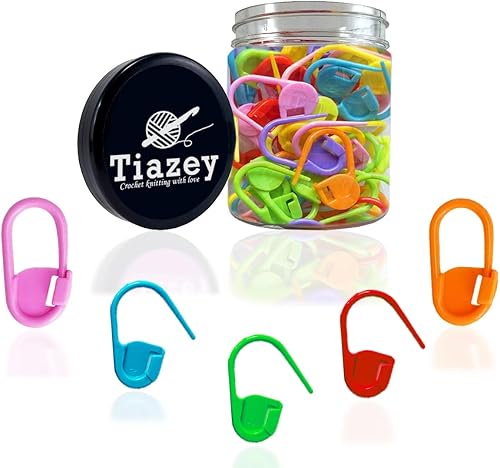 80 marcadores de punto de bloqueo jumbo, marcadores de ganchillo de punto más grandes, clips de aguja, pasadores de seguridad, ganchos de ganchillo,