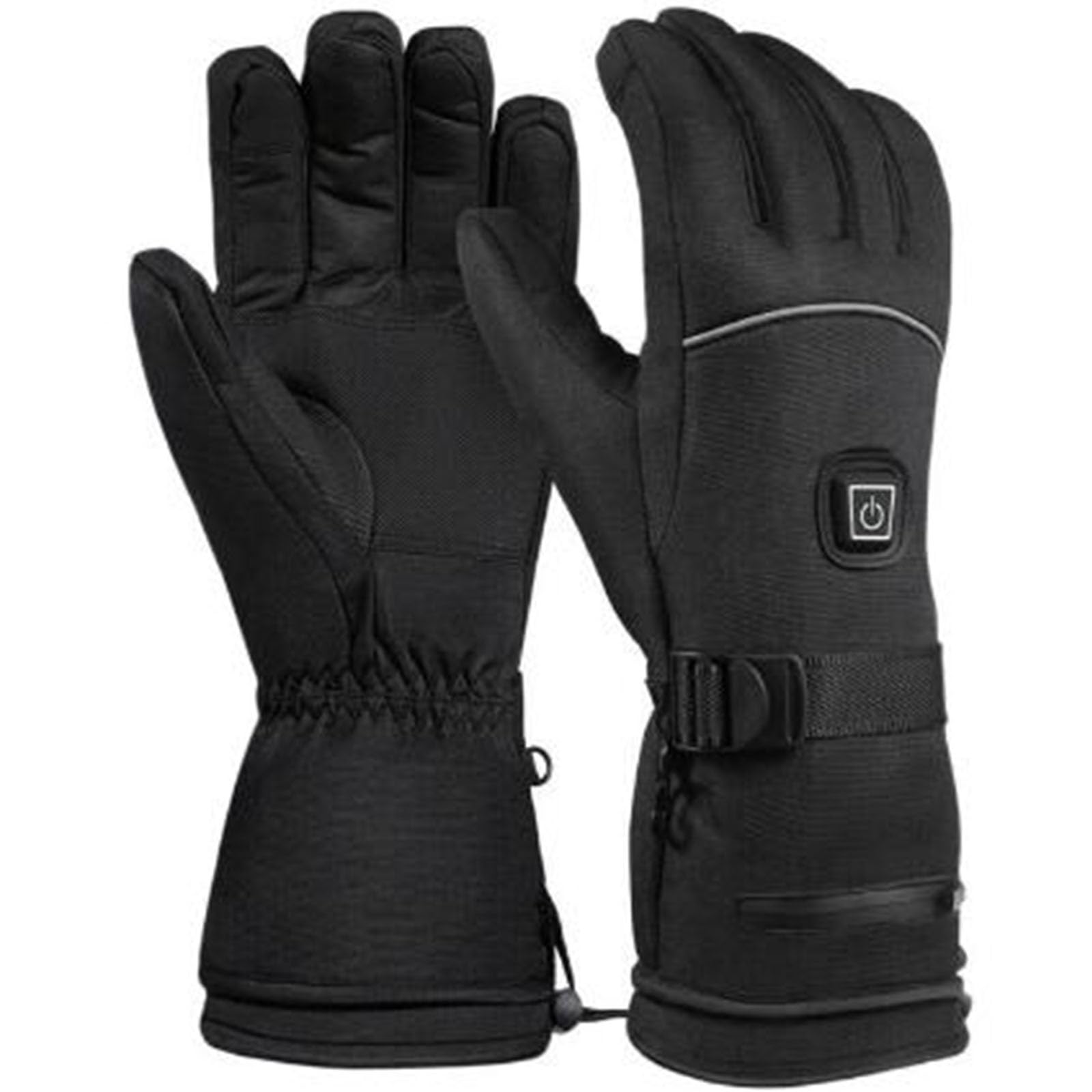 Gants Chauffants USB, Gants Chauffants pour Homme Femme, 3 Niveaux de Réglage de la Température, Imperméables, pour Cyclisme, pêche, Ski, Randonnée