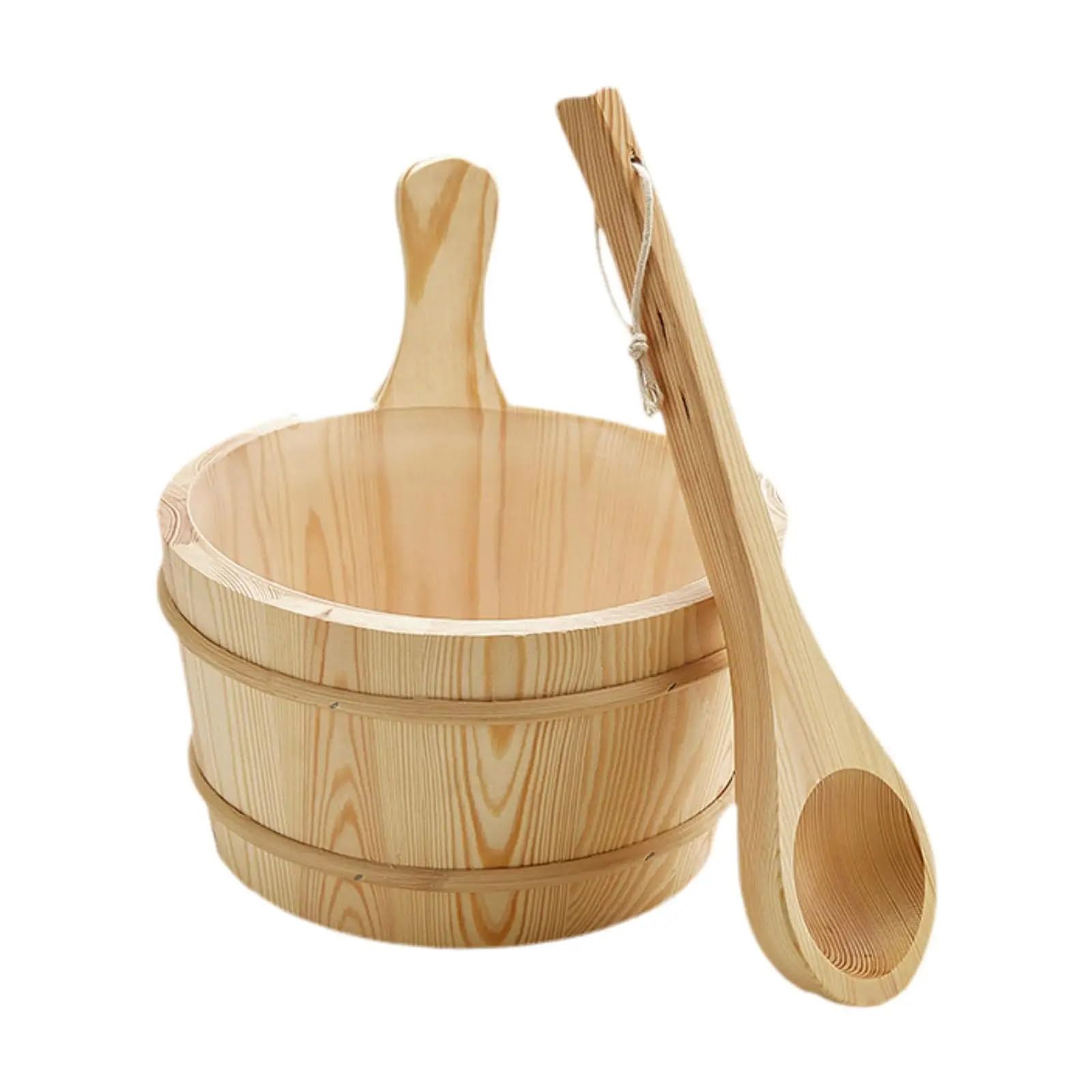 Newft Multicolor Large Capacity Sauna Barrels With Spoon Set Steaming Bathroom Tool Tub Barrels Room Tool For Bath Home Enduring Room For Bath Home