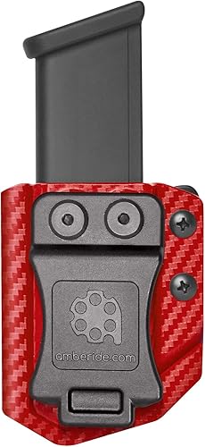 Miniatura 32 de Amberide Funda universal Mag Carrier IWB/OWB KYDEX para revista: 0.354 in/.40 doble pila - 0.354 in/.40 sola pila - .45ACP doble pila - .45ACP Negro