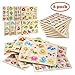 8PACK Wooden Peg Puzzles for Toddlers, Kids Puzzles Set - Letters, Numbers, Animals, Vehicles, Ocean, Vegetables, Fruits and Farm,Educational Learning Toys for Girls & Boys.