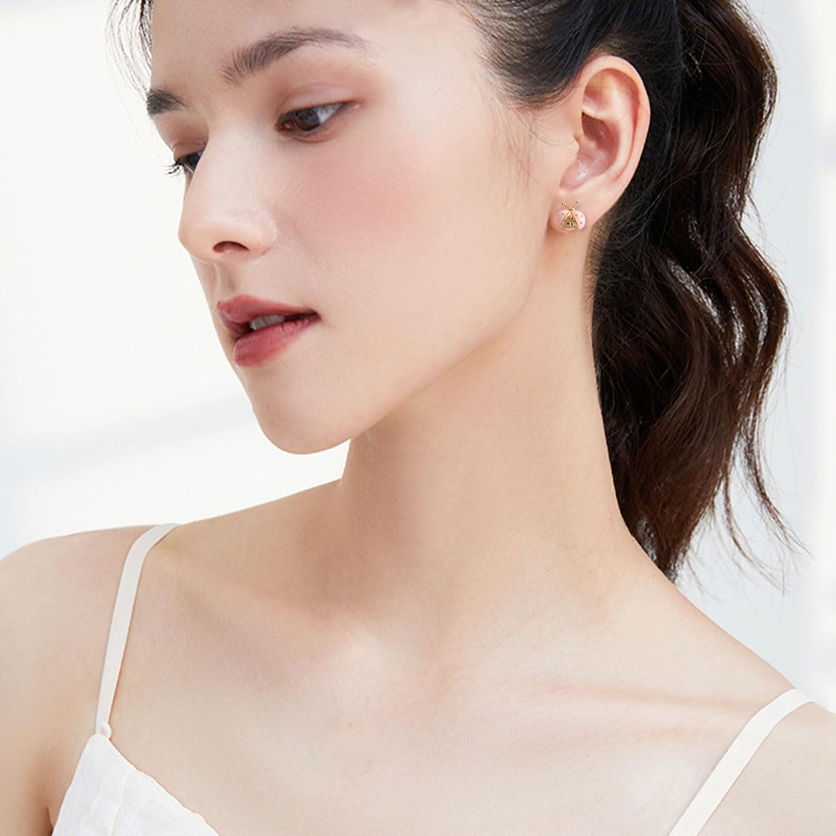 Animal Earrings for Women Cute Zirconia Animal Earrings with S925 Silver Pin for Family and Friends on Christmas Birthdays Holidays