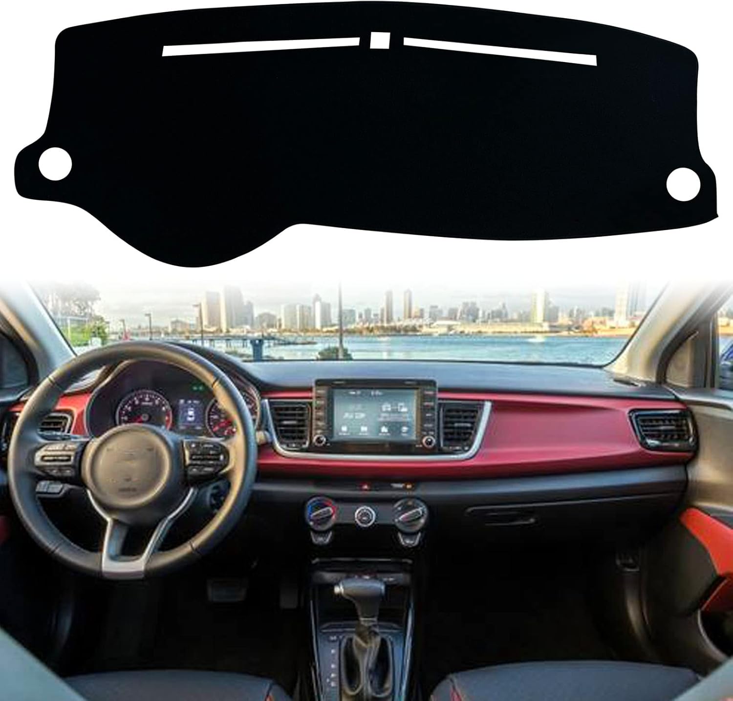KEEGTBOX Dash Mat Cover Interior Dashboard Protection pad