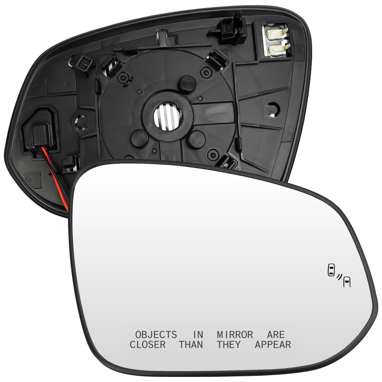 Amazon.com: Passenger Side Mirror Glass with Heated Blind Spot Fit