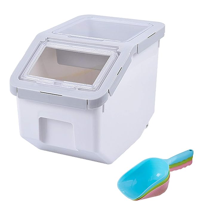 Buy AnRui Dog Food Storage Container Airtight Plastic Rice Holder