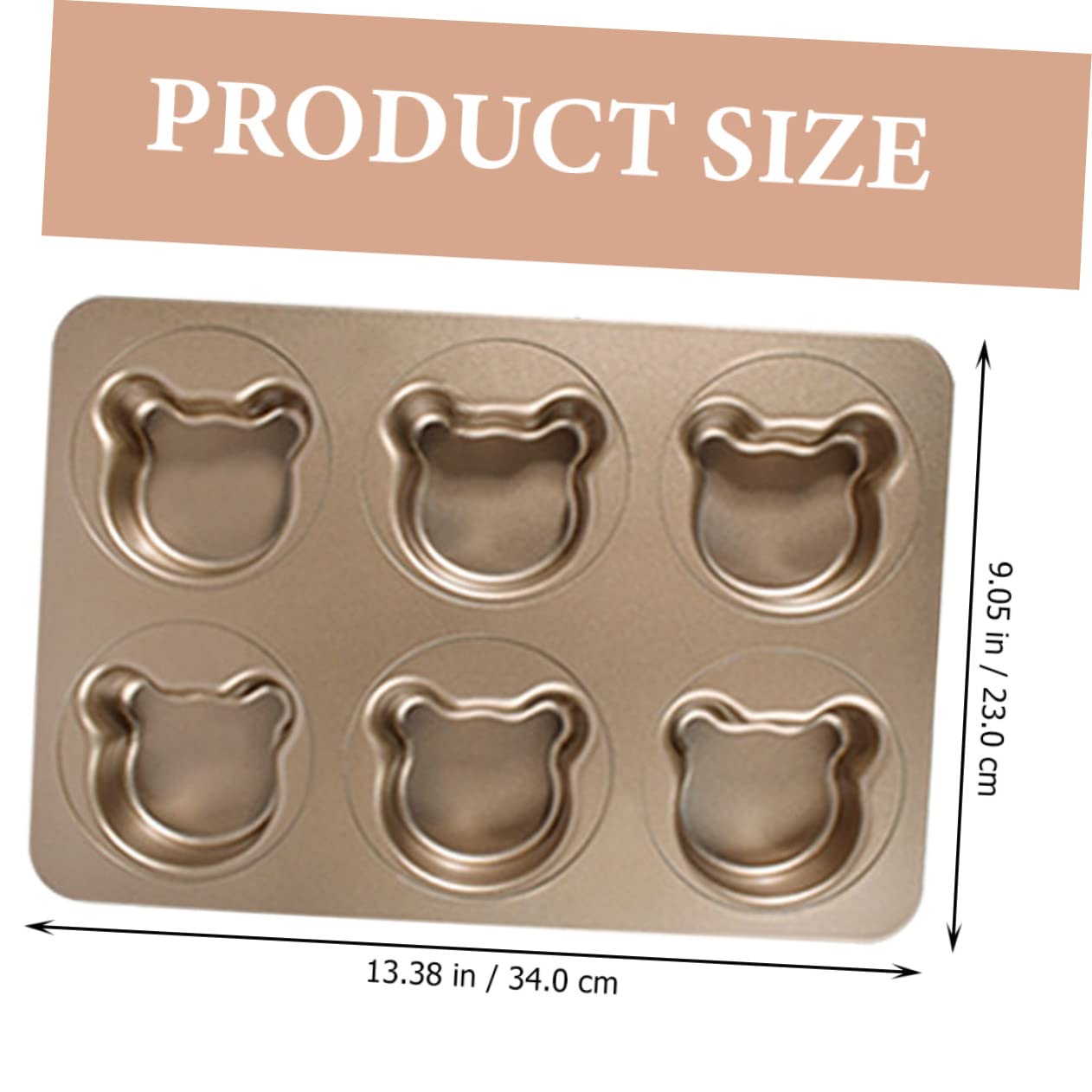 BESTonZON 1ensemble Moule à Gâteau Métallique Ours De Outil De Pâtisserie Pratique pour Cookies Et Gâteaux Compatible avec Four Et - Facile à Nettoyer Utiliser