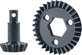 BRKRC 2PCS Steel Gear Set 33+13T Transmission Gears for 1/18 Axial UTB18 Capra Buggy Upgrade Parts