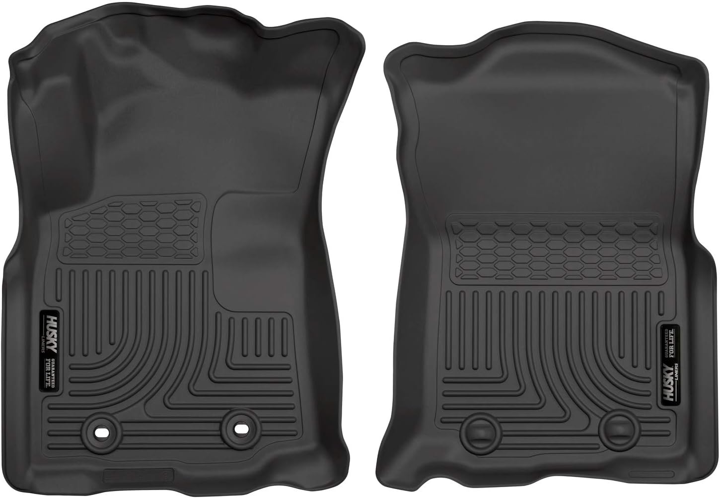 Get Special Price Husky Liners 13951 Fits 2016-17 Toyota Tacoma Double Cab/Access Cab - Automatic Transmission Weatherbeater Front Floor Mats , Black