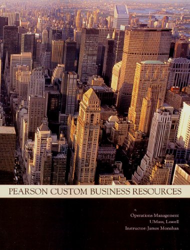 Operations Management - Pearson Custom Resource... 0558266126 Book Cover