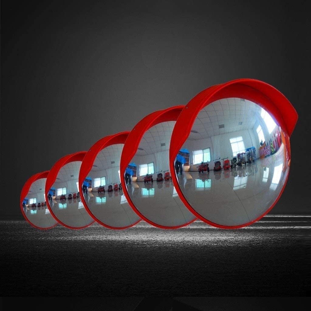 Specchio di Sicurezza Specchio di Sicurezza Specchio da Traffico Specchio da Traffico Stradale Esterno, Portatile Convesso Resistente (Dimensioni: 60 cm)