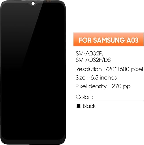 Miniatura 2 de Para Samsung Galaxy A03 Core Reemplazo de pantalla para Diaplay Samsung A03 Core LCD SM-A032FDS SM-A032MDS Pantalla Digitalizador Touch Asamblea