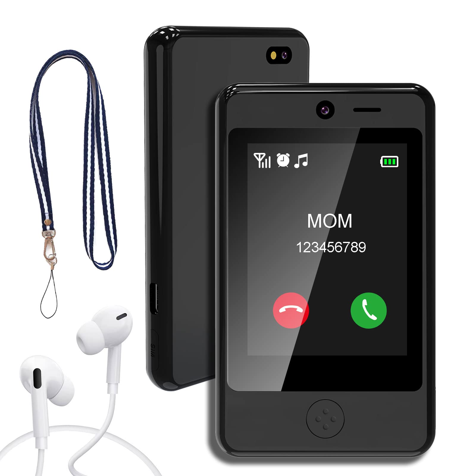 Smartphone Enfant PH05 – Téléphone Portable Avec Double Caméra 8MP, Vidéo 1080p, Autocollants Fun Et Stockage USB