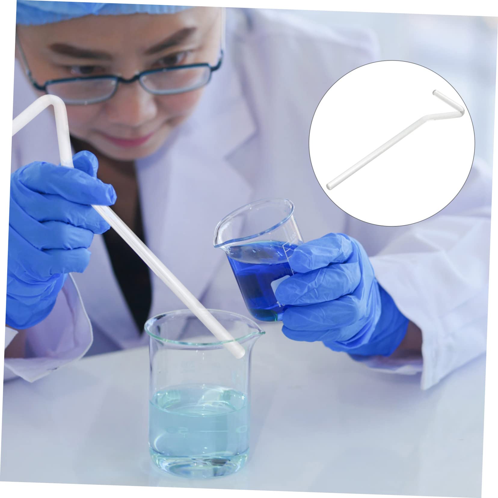 PRETYZOOM Barras De Esparcimiento De Células De Vidrio Para Laboratorio Herramientas De Biotecnología Accesorios Para Experimentos Científicos 4 Piezas X 3