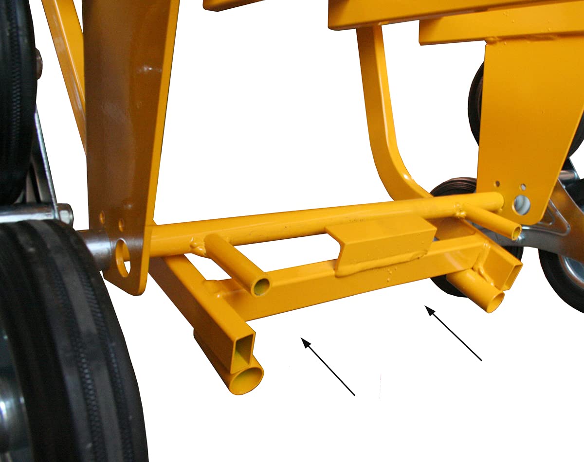 art021 C Carros para transporte sobre escalera con doble mango, 0 W, 0 V, Amarillo, Juego de 100 piezas