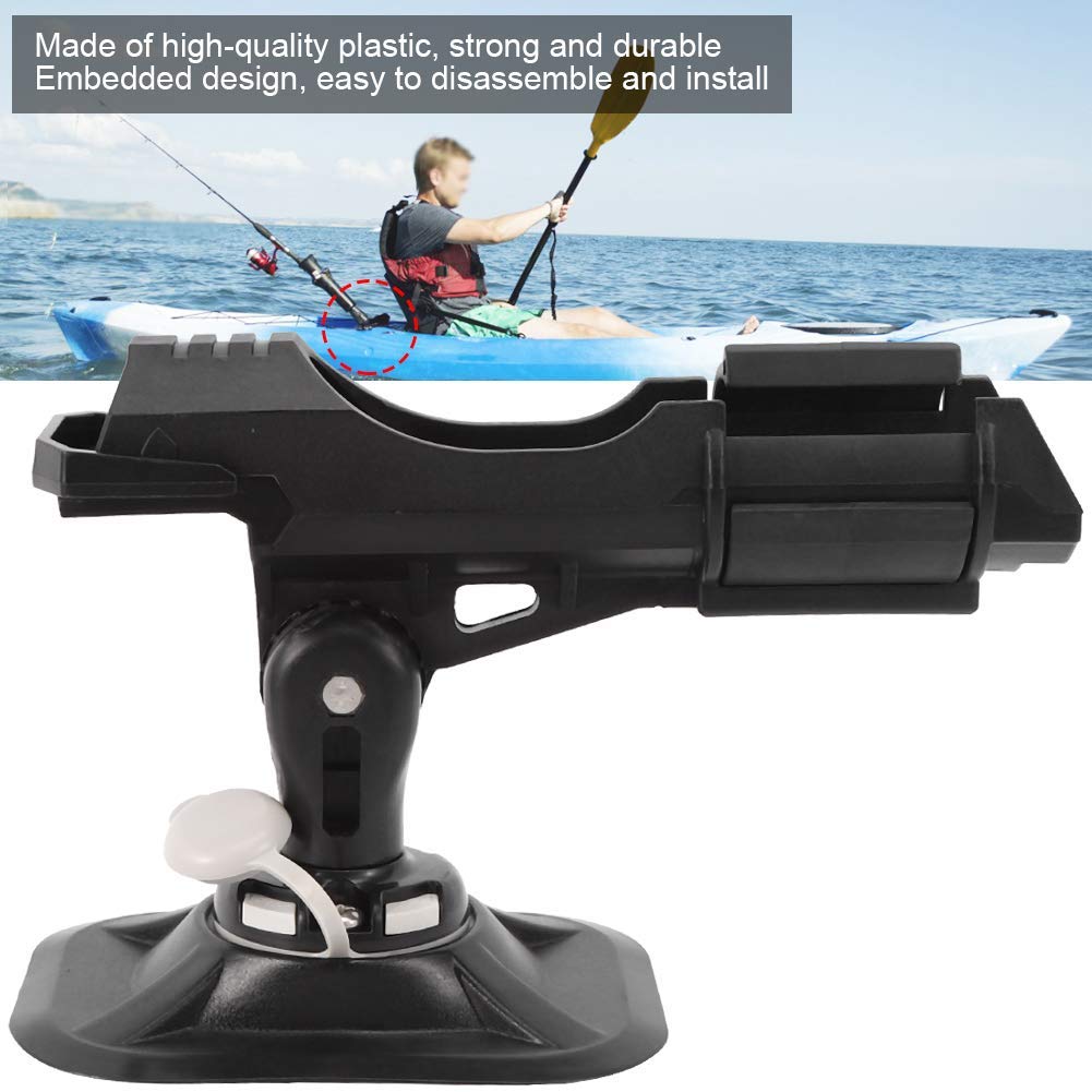 Supports de Canne à Pêche, Support de Canne à Pêche Antidérapant pour Kayak Support de Pêche Réglable Supports Canne à Pêche Extensibles pour Porte-Canne à Pêche Yacht Accessoires de Pêche