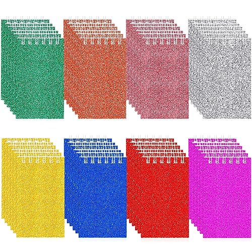 Image of Seajan 48 Pcs Glitter Mini Spiral Notepads for Kids Party Favors Small Prism Notebooks 3.9 x 2.4 Inch Colorful Flash Memo Pads for Girls and Boys Birthday Gift Classroom Rewards 20 Pages Each