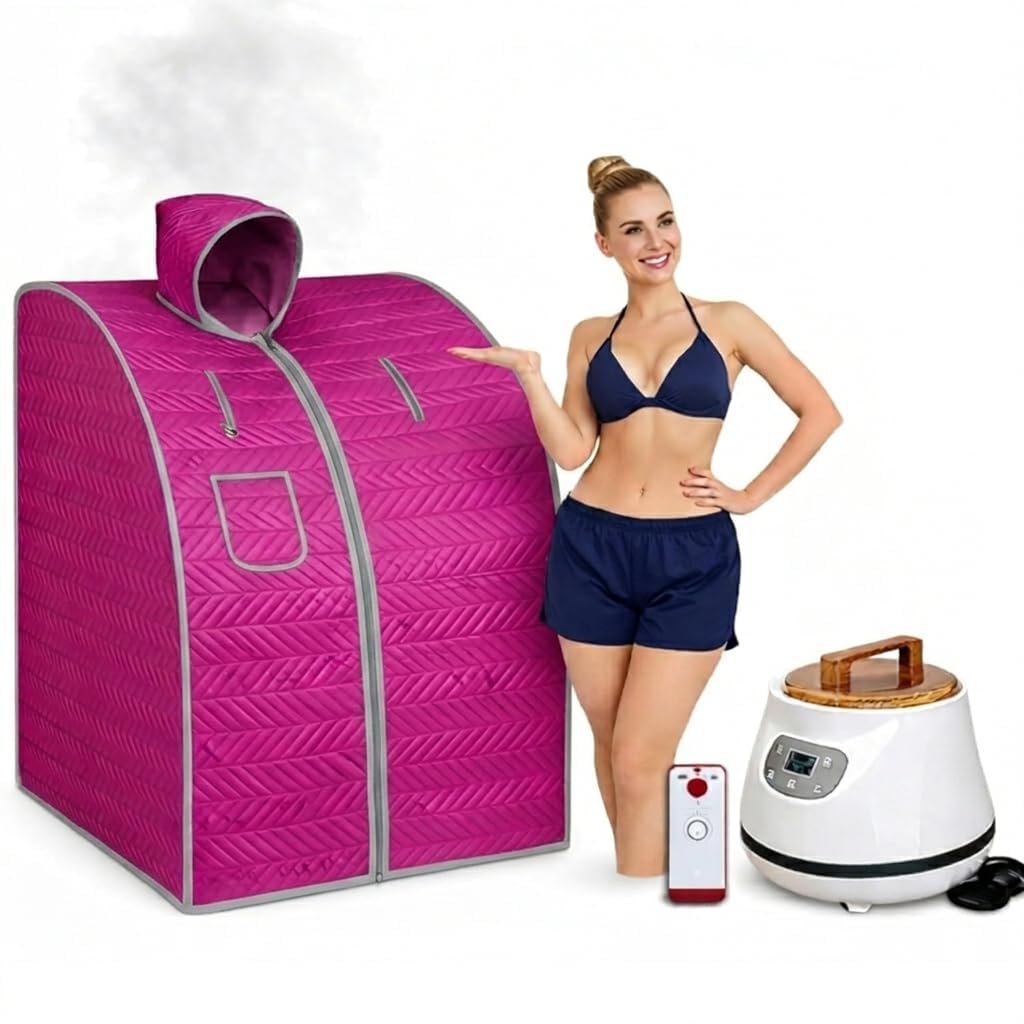 Premium Portable Steam Bath Panchakarma Sweden Machine/Home Steam Sauna Bath with Tent |Steamer | Remote |SIZE-105 * 93 * 83 CMS-image-48