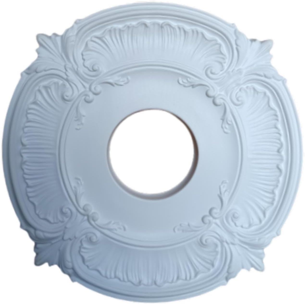 Ceiling Medallion White Decorative for Restaurant Canopies Decor Living Room|