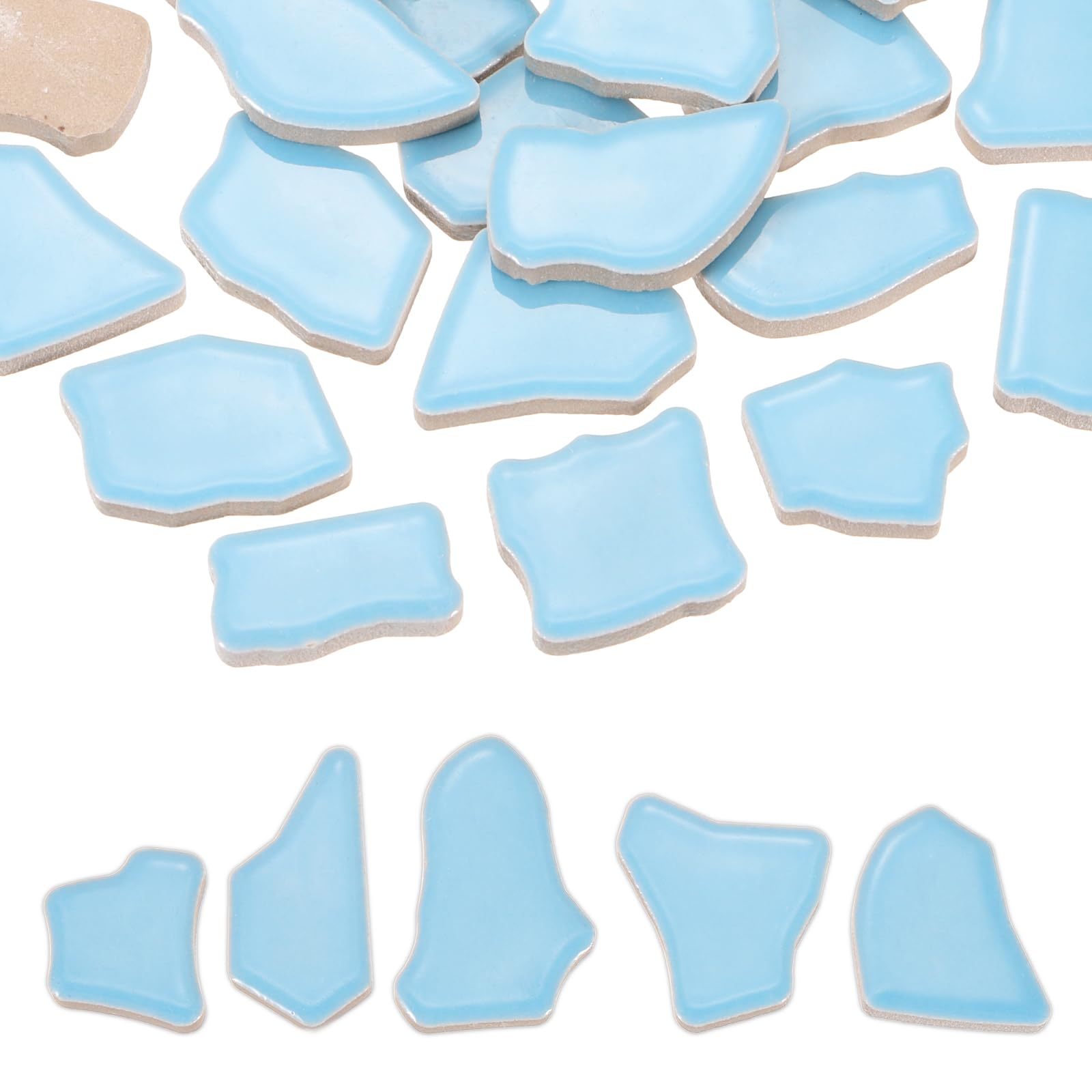 PATIKIL 250g/0.55LB Irregular Ceramics Mosaic Tiles