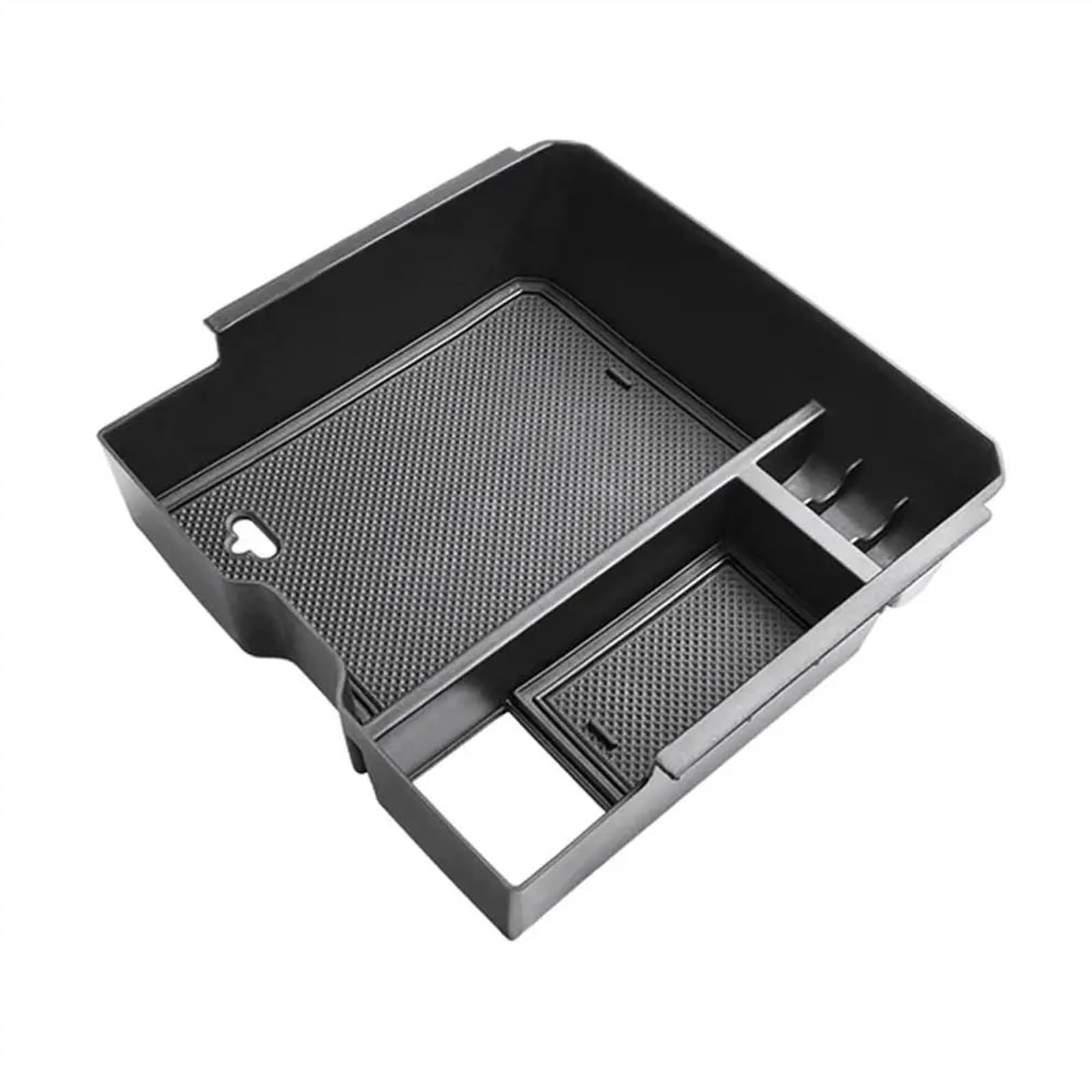 FVBFCDX Armrest Organizer Compatible With For Ranger For Everest 2023 Car Central Armrest Storage Box Automotive Interior Accessories(Black)