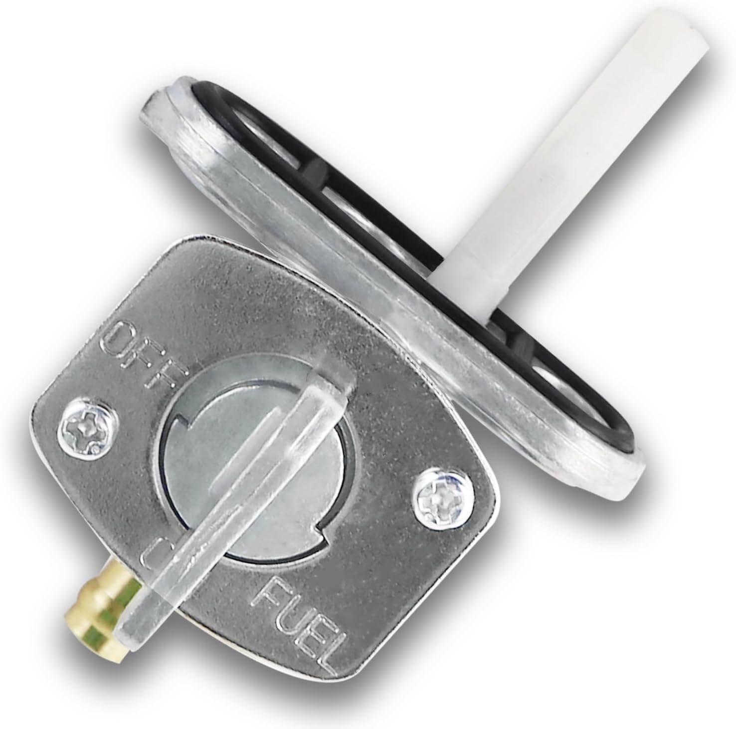 FLYPIG Fuel Petcock Replacement for Yamaha 1989-2021 YZ125 YZ 125 2-Stroke 18-4152 Fuel Valve Tap Shut Off 3JD-24500-10-00 3JD-24500-20-00 Gas Tank Switch