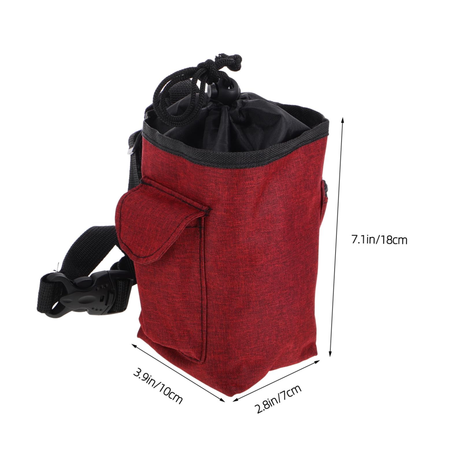 BCOATH Large Chalk Bag for Rock Climbing and Bouldering Quick-Closure with Zipper Storage Pockets for Gymnastics and Weightlifting Chalk Holder for Climbing Gear Accessories
