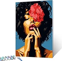 Vista 12 de Graffiti - Kit de pintura de retrato por números, 16 x 20 pulgadas, lienzo de pintura al óleo para niños, estudiantes, adultos principiantes