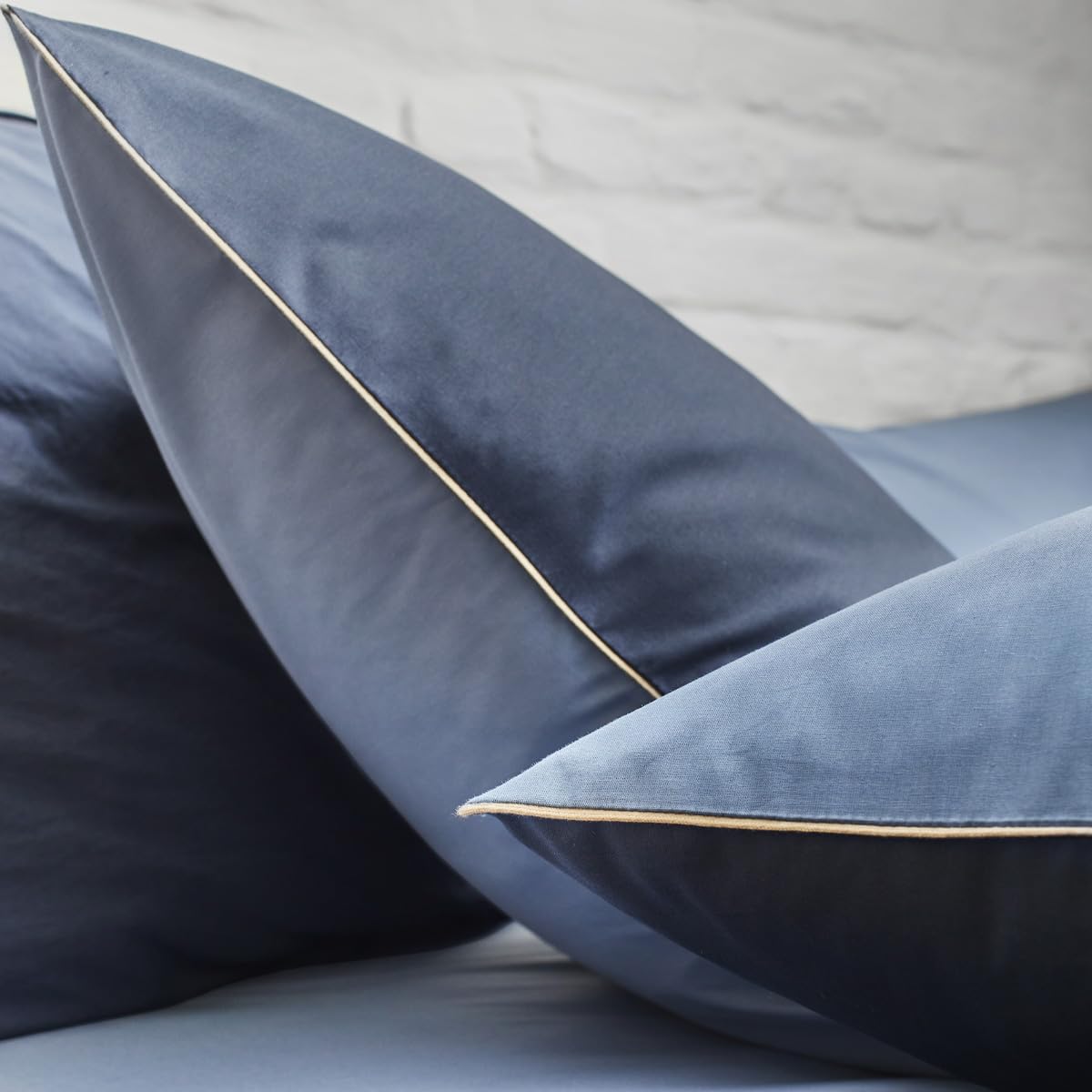 Essix Two-Tone Cotton Duvet Cover, Good Days, Blue, 200 x 200 cm, 200x200 cm - Image 3