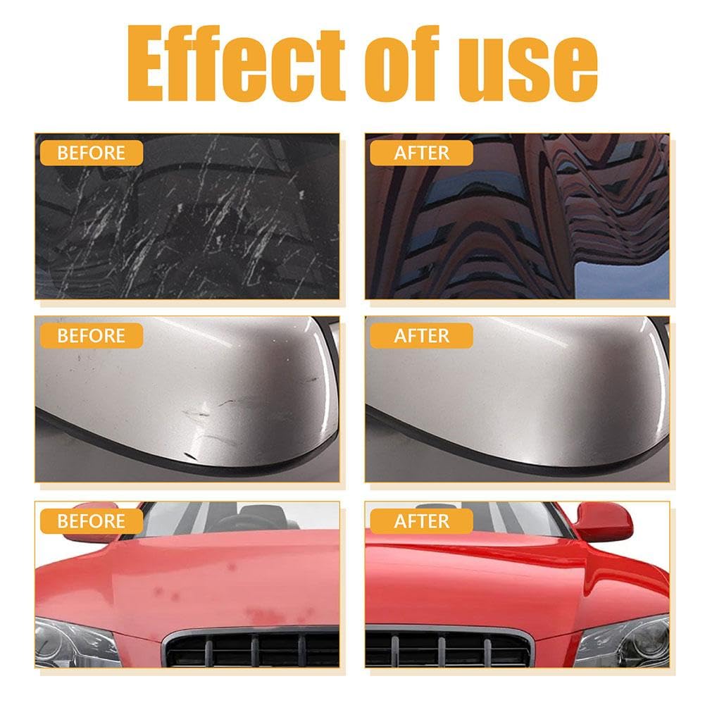 Car Scratch Remover and T-Cut Paint Repair Kit, Professional Auto Scratch Remover for Deep Scratches and Swirl Marks, Universal Car Wax Scratches Remover — view 2