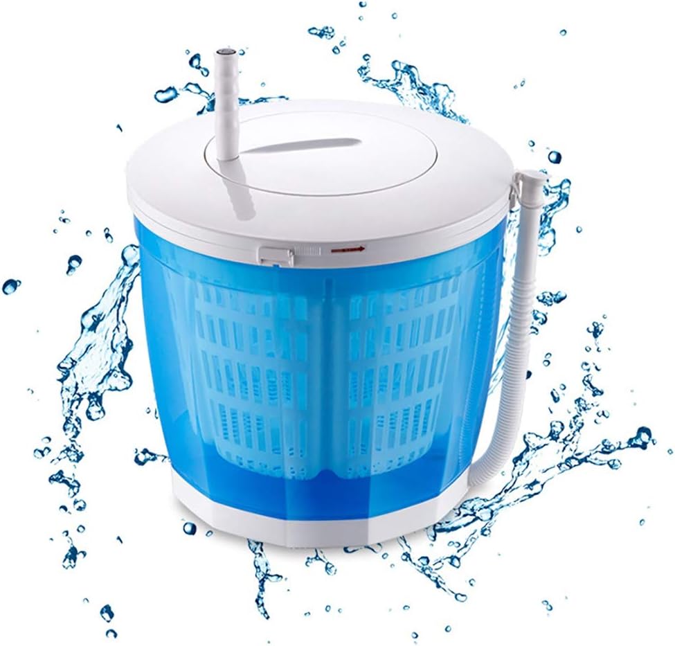 Portable Eco Washer,Mini Washing Machine Hand Cranked Manual Non-Electric Washing Machine and Spin Dryer Rinse & Spin for Camping Apartments