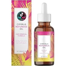 Cyperus Rotundus Oil Hair Removal Serum - Natural Hair Reduction Oil for Women's Legs & Bikini Line - Soothes Skin, 2 Fl Oz 60ml