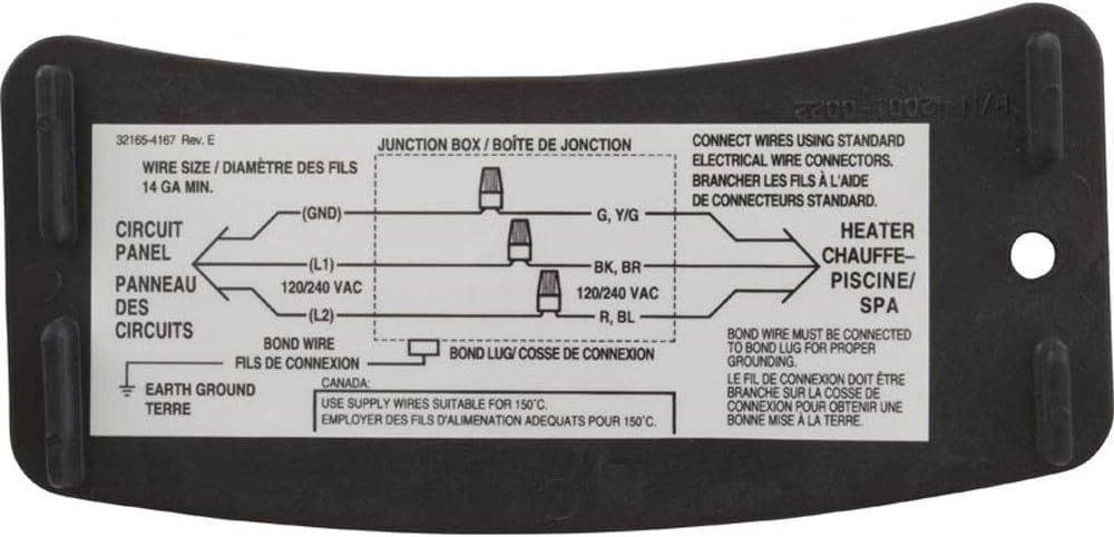 Pentair 77707-0022 Junction Box Cover Replacement Kit Sta-Rite Max-E-Therm Pool and Spa Heater