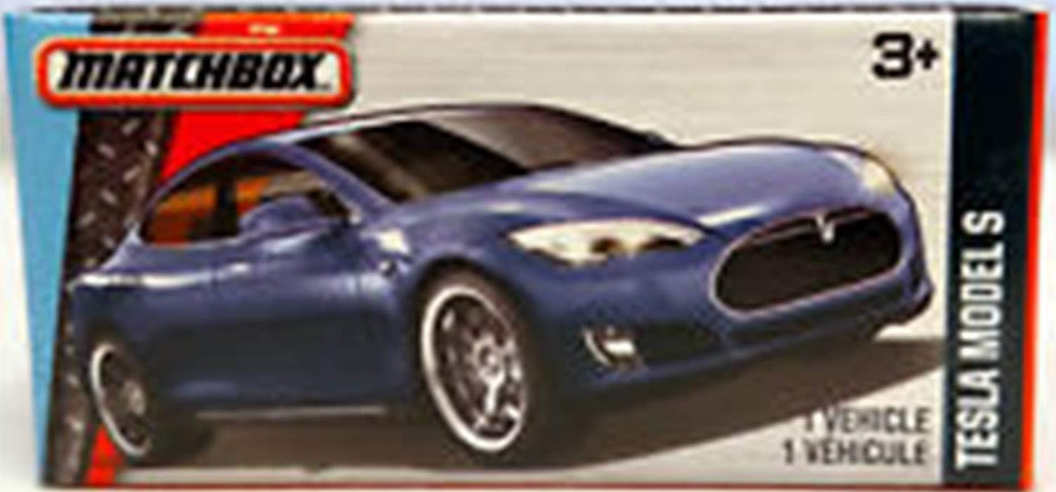 Tesla 2016 Matchbox Power Grabs MBX Adventure City Model S 24/125