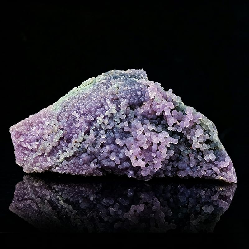 NIBHZ Natürliches Traubenachat-Mineralkristallexemplar