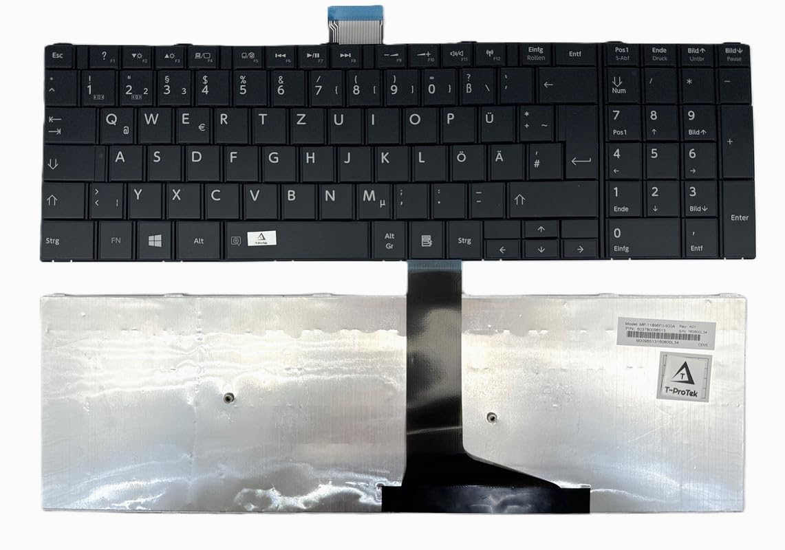 Teclado negro sin iluminación ver.1 compatible con Toshiba Satellite C70-A