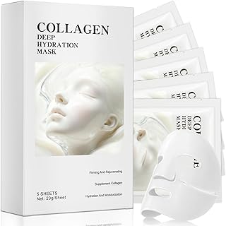 Máscara facial de colágeno para el cuidado de...