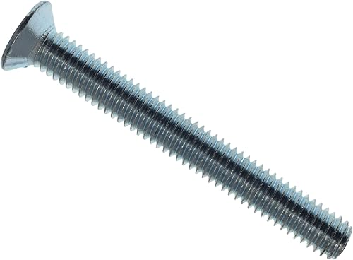 Metalmate Maschinenschraube Pozi-kompatibel CSK ZP M6 x 50 mm, mit Senkkopf, der