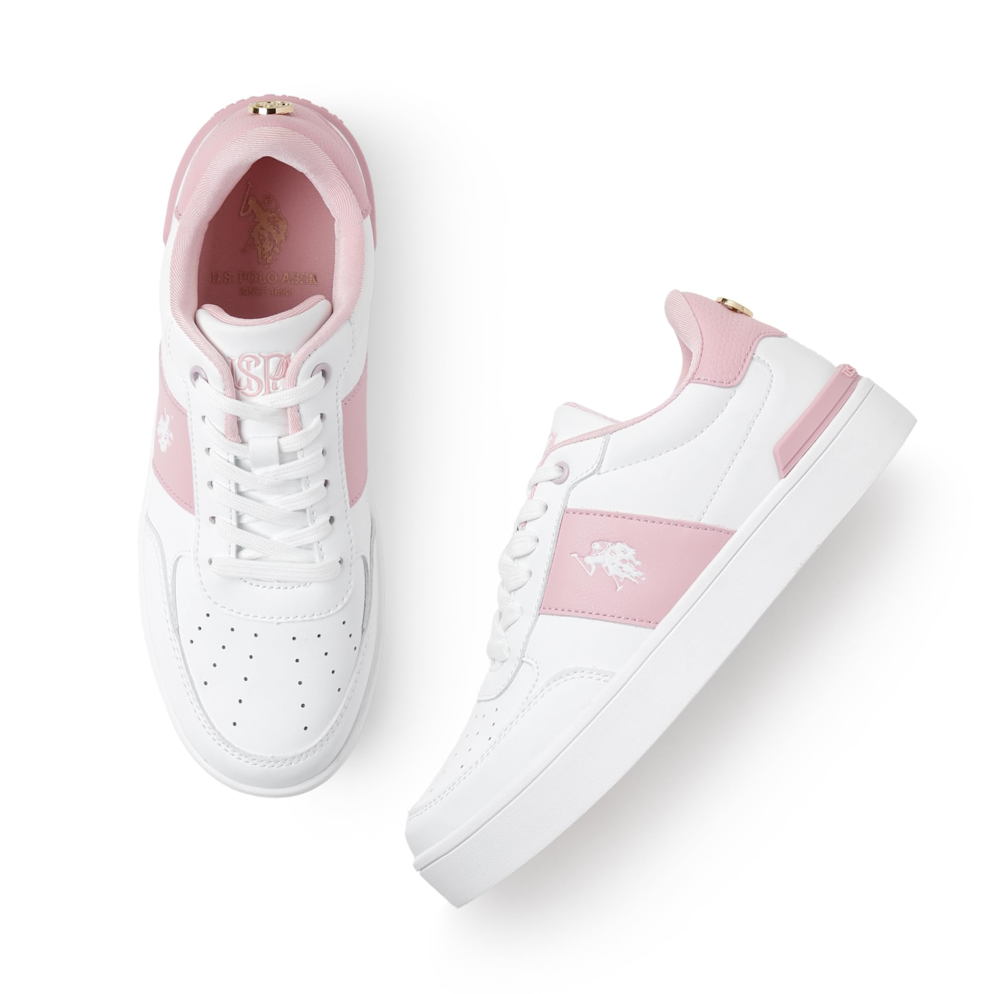 U.S. POLO ASSN. Womens UNO Pink Sneaker - 5 UK (1FD23474P05) (B0CN92TBZN) Amazon Price History, Amazon Price Tracker