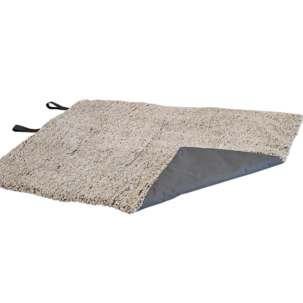 Nobby Rollup Teddy Classic Bed 70 x 100 cm Grey