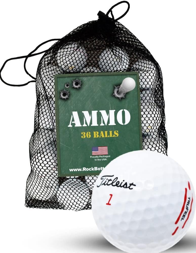 Titleist TruFeel Recycled Used Golf Balls [36-Ball]
