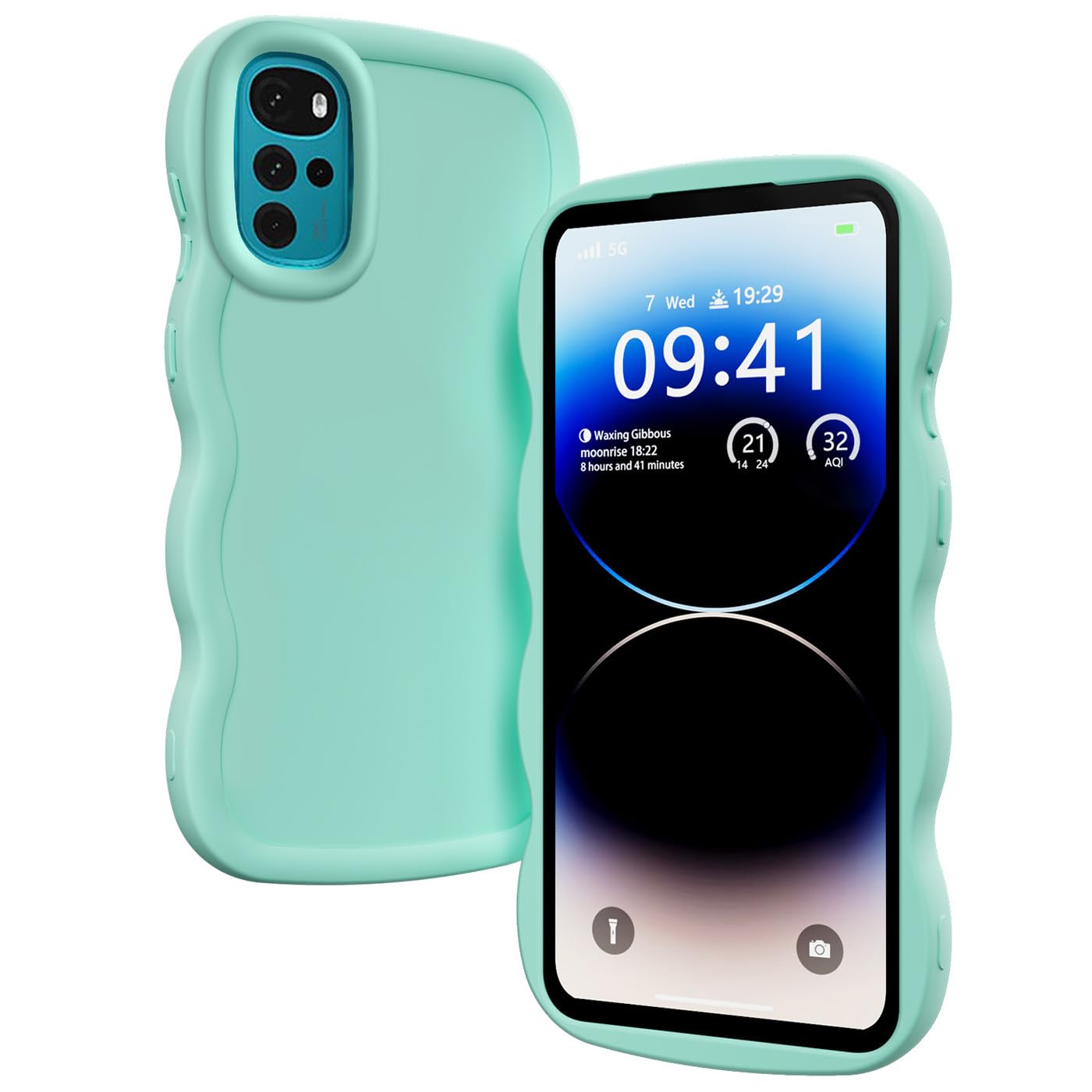 Motorola Moto G22 E32s E32 Cover - Silicone - imoshion Nero
