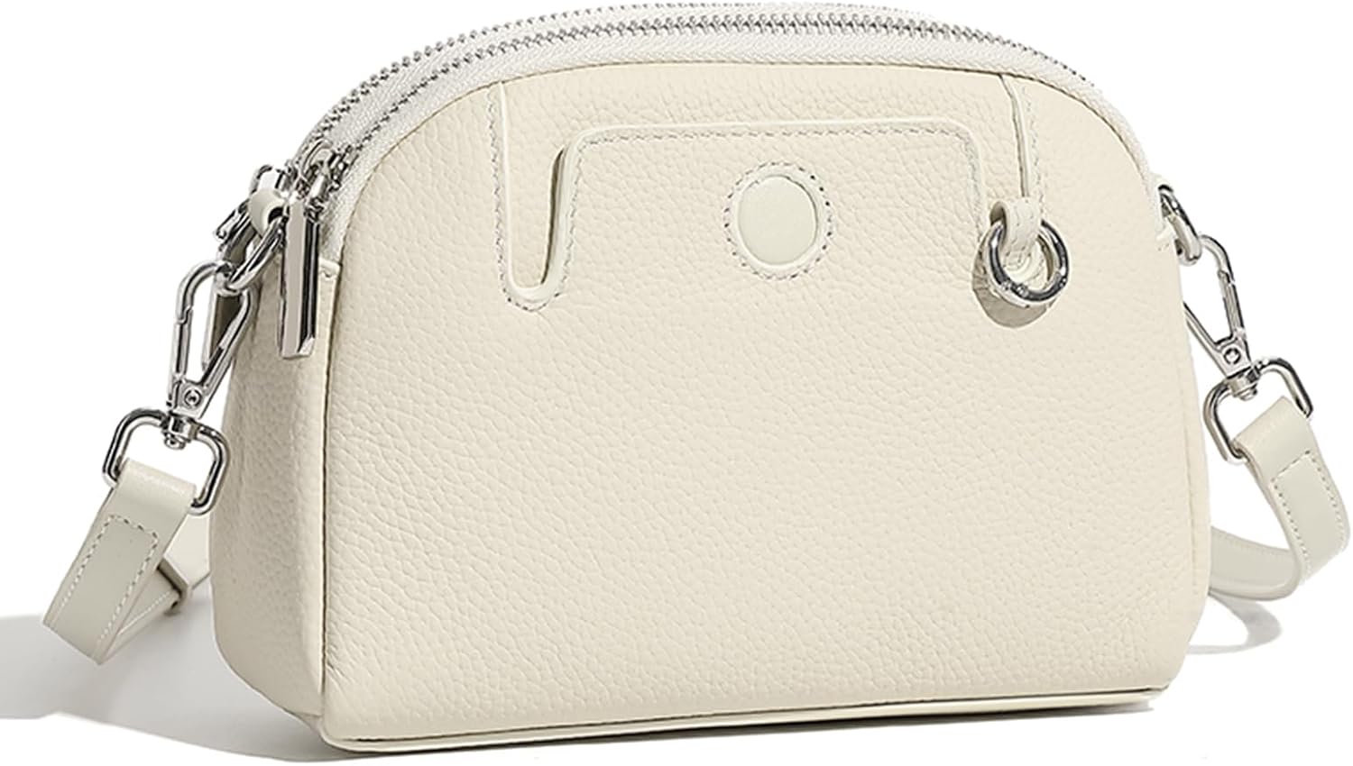 Genuine Leather Small Crossbody Bags for Women, Cell Phone Shoulder Purses, Mini Wallet Handbags, Adjustable Strap