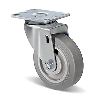 Vista 49 de Ruedas giratorias de 3.5 pulgadas, ruedas giratorias resistentes con freno, capacidad de carga de 1000 libras en total (2 frenos y 2 giratorios)