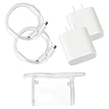 Kalikap Cargador rápido USB C de 20 W &lbrack;certificado MFi&rsqb; compatible con iPhone 14&sol;13&sol;12&sol;11&sol;XS&sol;XR&sol;X&sol;8&sol;iPad&comma; paquete de 2 bloques de cargador PD tipo C con cables Lightning de 6 pies tipo C&period;with gift bag