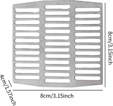40 Pieces Weep Hole Covers for Brick Walls, Stainless Steel Inserts for Wall Openings